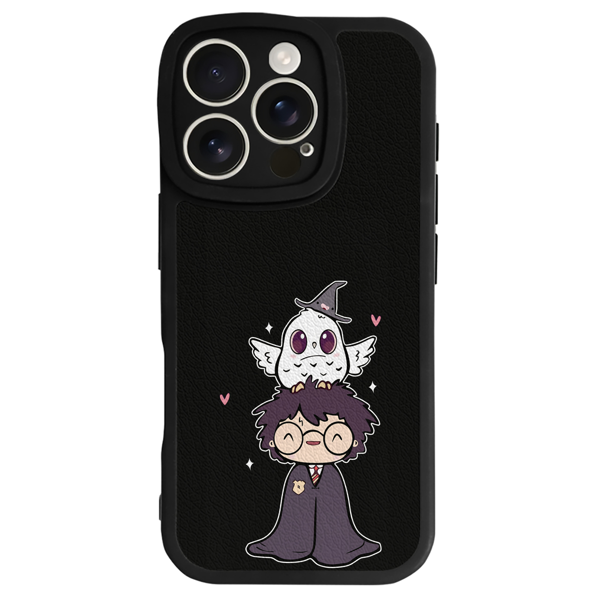 （画像用） Harry Potter ハリー・ポッターシリーズ 【iPhone 16シリーズ対応】シリコンスマホケース（レザー調） 材質：シリコン